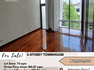 For Sale: Townhouse located at Mahogany Place 3 Acacia Estates, Taguig City