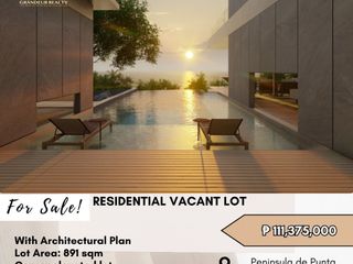 FOR SALE Residential Vacant lot located at Peninsula de Punta Fuego, Nasugbu, Batangas