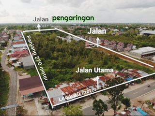 Dijual Tanah Strategis Lokasi di Palangka Raya Luas 16.010 sqm