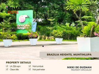 FOR SALE: Vacant Lot, Brazilia Heights, Muntinlupa
