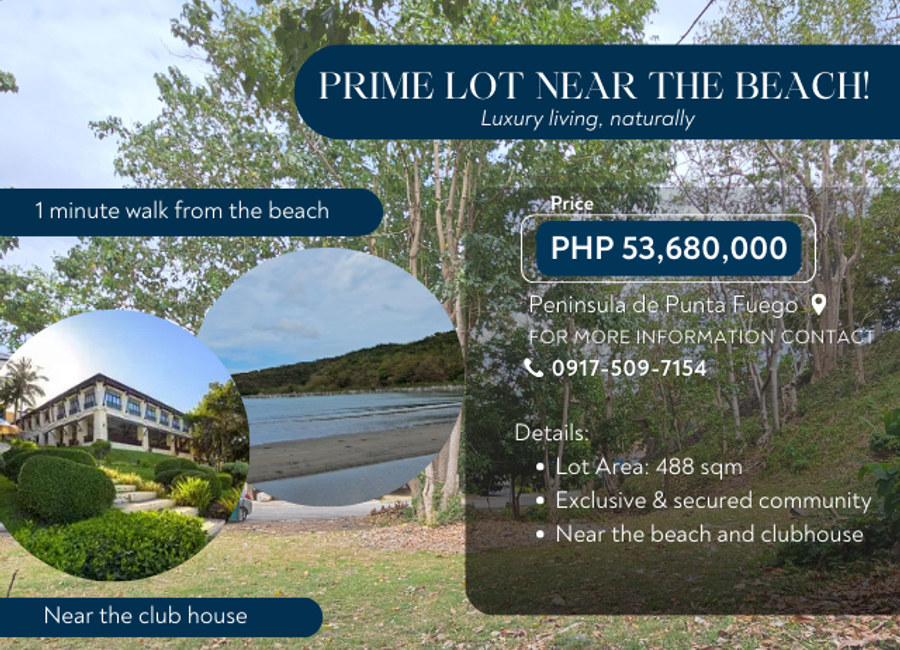Peninsula de Punta Fuego, Nasugbu, Batangas