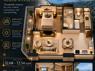 58sqm 1BR Condo at One Tolentino East Tagaytay | Bigger Unit, ₱10M, 0% Interest Terms