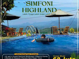 Tanah Murah SHM Simfoni HIGHLAND Bogor Lokasi Nyaman View indah udara Sejuk Dekat Jakarta