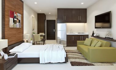 Studio Condominium unit for Sale at Bamboo Bay Community in Cebu