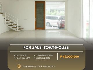 For Sale: Townhouse located at Mahogany Place 3, Taguig City