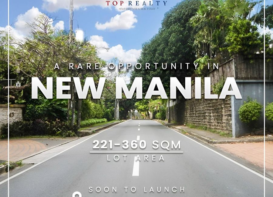 Luxury Residential Lot in New Manila QC, Quezon City | 221–360 SQM ...