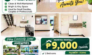 RUSH PASALO 2-Storey with 2 Bedrooms and 1 Toilet & Bath near Marquee Mall, NLEX and Clark Airport Pampanga
