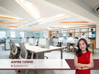 Fully Fitted Office Space for Sale at Aspire Tower Nuvo City, Quezon City