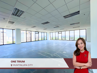 Warm Shell Unit Office Space for Rent in One Trium at Alabang, Muntinlupa City