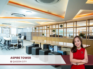 Quezon City Office Space for Sale at Aspire Tower - Rush!