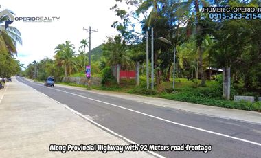 ELEVATED FLAT LAND ALONG THE HIGHWAY