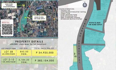 LOT A COMMERCIAL LOT FOR SALE IN E.RODRIQUEZ AVENUE