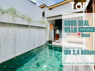 good deal villa 2 bedrooms at Lodtunduh Ubud Bali suitable for investment or rental villa
