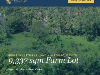 Farm Lot For Sale in Bgy. Lucsuhin, Alfonso, Cavite Near Tagaytay