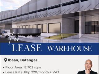12,702 sqm Batangas Warehouse For RENT