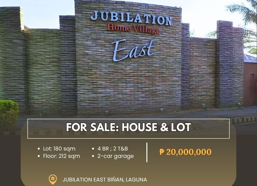 Jubilation East, Biñan, Laguna
