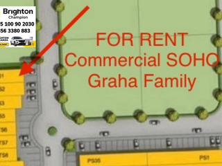*For Sale / Rent Lahan KOMERSIAL SOHO PS GRAHA FAMILY*