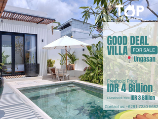 Good deal villa 2 bedrooms in Ungasan Bali Good investment