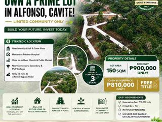 Affordable Residential Lot in Alfonso Cavite