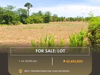 For Sale: Lot located at Brgy. Pinagbayanan San Juan, Batangas