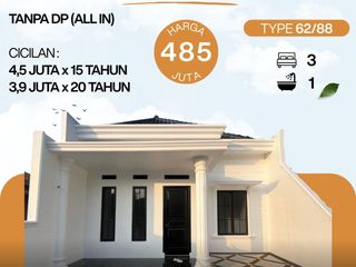 TANPA DP CLUSTER AL HALIM RESIDENCE DEKAT FLYOVER PASAR UNTUNG DAN STASIUN LABUHAN RATU LAMPUNG