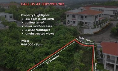 Rare Residential Lot For Sale Alta Vista 491 Sqm