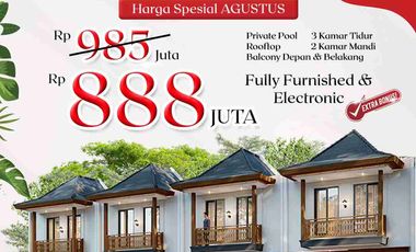 villa mewah kota batu dijual