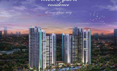 Dijual : Apartemen 2BR di Metro Park Residence, Jakarta Barat