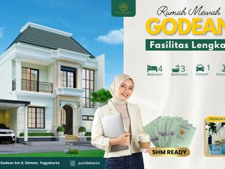 Rumah Mewah Kolam Renang Dijual Godean SHM dekat Tugu Jogja