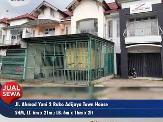 Dijual / Disewakan ruko 2lt full keramik, pinggir jalan Arteri Supadio