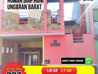 Rumah Murah Ungaran Barat 2 Lantai Cuma 295 Juta SHM Ready! Cocok Pasangan Baru & Disewain
