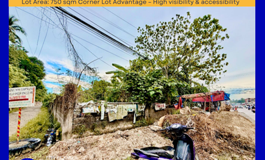750sqm Commercial Lot for Sale in Mabini St., Tagum City