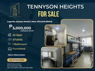 FOR SALE - FULLY FURNISHED STUDIO TENNYSON HEIGHTS