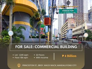 For Sale: Commercial Building located at Princeston St., Brgy. Wack Wack, Mandaluyong City