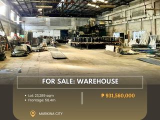 For Sale: Warehouse located at Marikina