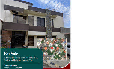 Belisario Heights - Two (2) Storey Building w/ roofdeck for sale