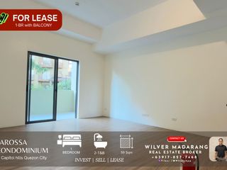 Big 1 Bedroom Condo The Reserve by Larossa in Capitol hills balara QC - For Lease