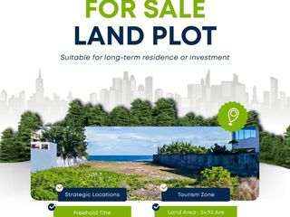 DIJUAL TANAH LOS PANTAI LAHAN LANGKA LOKASI DI PABEAN KETEWEL LINGKUNGAN VILA