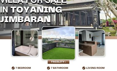 FOR SALE VILLA LANTAI 3 OCEAN VIEW LOKASI TOYONING JIMBARAN UNGASAN BADUNG BALI