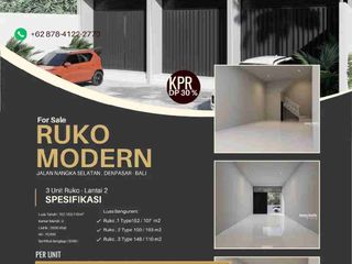 Dijual Ruko Modern lokasi Strategis di tengah perkotaan Aktif.