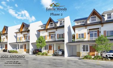 3 Storey Single Attached For SALE in Estelle Woods Residences Phase 2