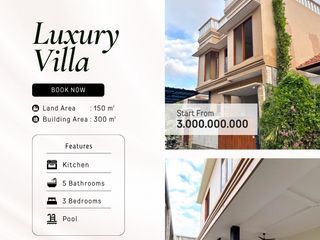 FOR SALE LUXURY VILLA 2ND FLOOR WITH A SWIMMING POOL AT BENOA, BADUNG