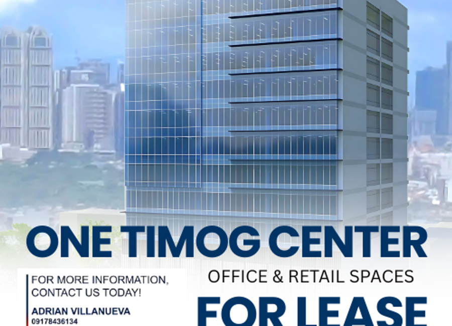 Commercial Space for Lease | Ground Floor | 238 sqm in 𝐎𝐍𝐄 𝐓𝐈𝐌𝐎𝐆 𝐂𝐄𝐍𝐓𝐄𝐑 ...