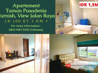 Apartemen Taman Pasadenia 3Br 100M² Tower B Furnished