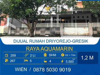 Rumah Raya Aquamarin Driyorejo Gresik Dijual