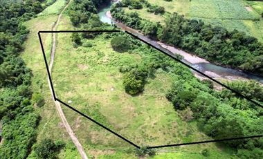 Titled 3.38 Hectare Riverside Farm Lot in Nasugbu, Batangas with mountain view