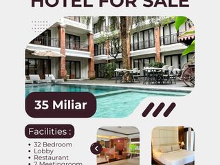 DIJUAL HOTEL BANGUNAN 4 LANTAI UKURAN LUAS DAN MURAH DI DENPASAR