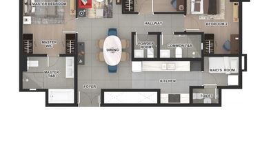 3 BEDROOM Pre Selling Uptown