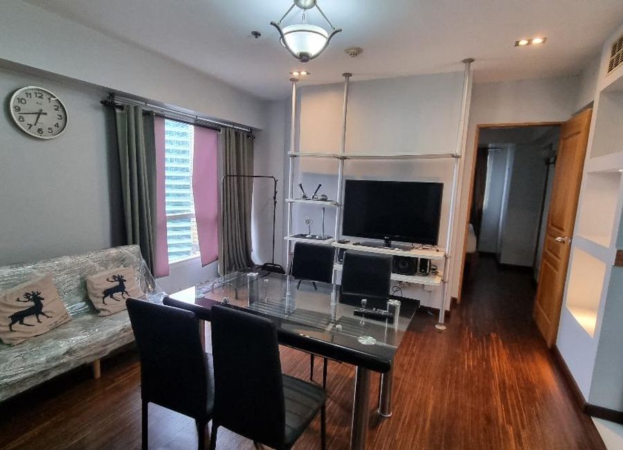 For Rent two bedroom unit with balcony at the columns ayala avenue ...