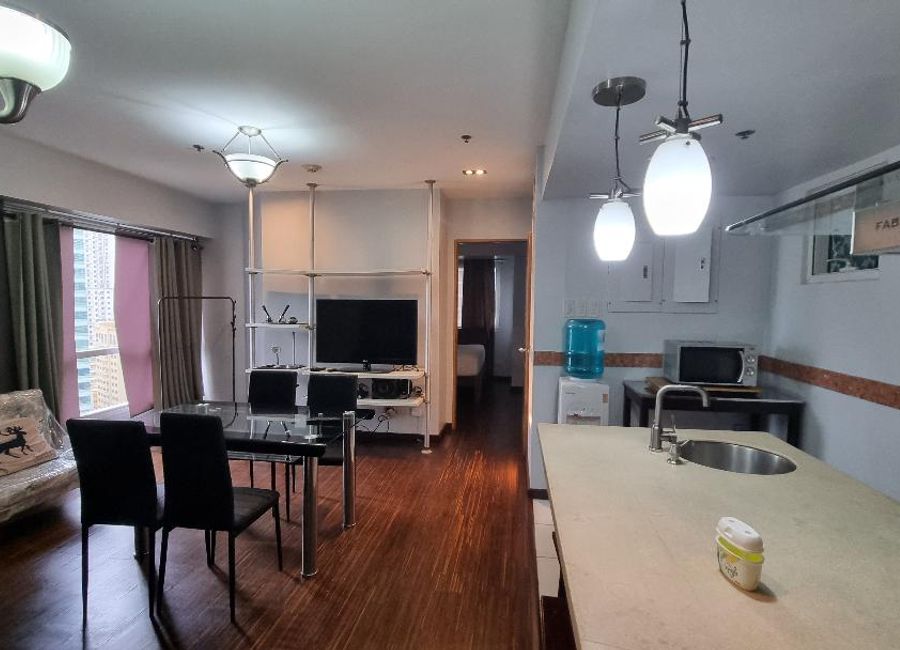 For Rent two bedroom unit with balcony at the columns ayala avenue ...